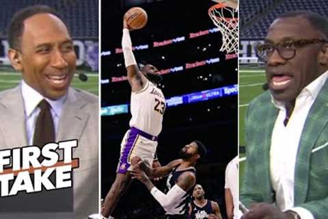 FIRST TAKE | That was the dunk of the century. - Shannon on  LeBron's poster dunk over Paul George
