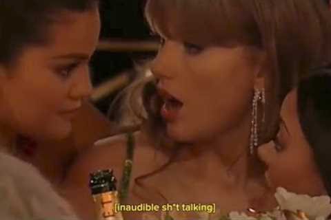 CELEBRITIES GOSSIPING AT THE 2024 GOLDEN GLOBES AWARD