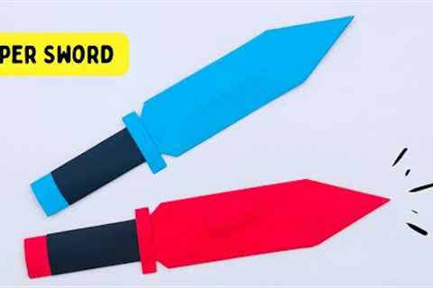 How To Make Easy Paper Sword Toy  For Kids / Nursery Craft Ideas / Paper Craft Easy / KIDS crafts