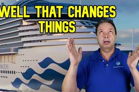 CRUISE NEWS - CARNIVAL CLEARS THINGS UP, MY PLANS HAVE CHANGED ALREADY