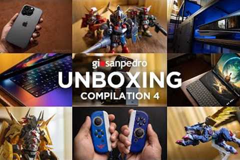 iPhone, PS5, Pokemon, plus more! ASMR Unboxing Compilation Vol. 4