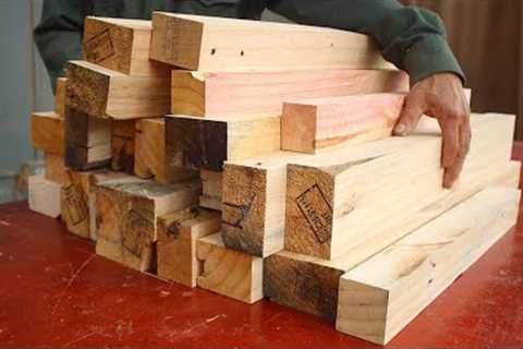 Creative Pallet Recycled Woodworking Idea // Build A Special Table From Inspirational Wood Recycling