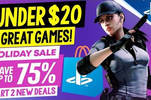 12 GREAT PSN Game Deals UNDER $20! PSN HOLIDAY SALE PART 2 CHEAPER PS4/PS5 Games to Buy!