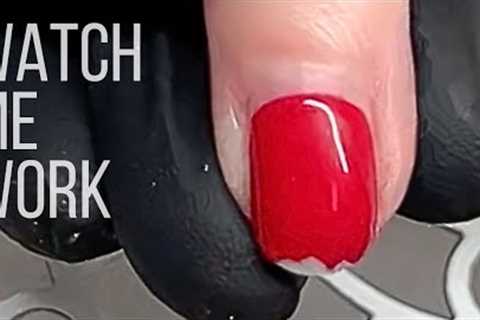 Why is this Shellac peeling? [Shellac removal, dry manicure &amp; OPI Repair Mode]
