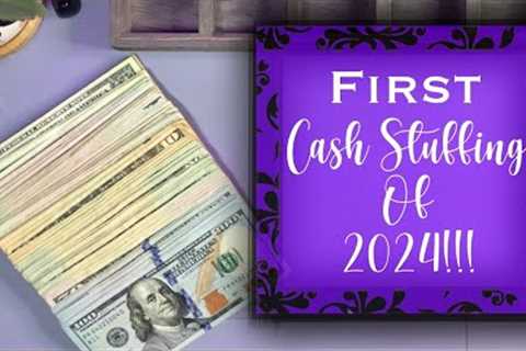 💵FIRST CASH STUFFING OF 2024! |Sinking Funds &amp; Cash Envelopes