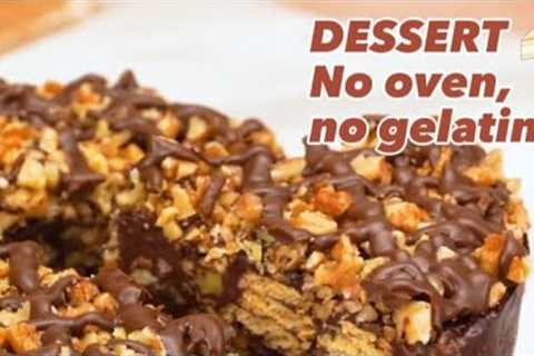 No baking or gelatin! Dessert that everyone is talking about!