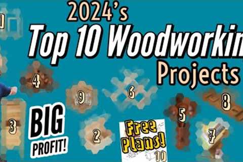 10 Projects That Sell All Year. FREE PLANS! #makemoneywoodworking #projectsthatsell #woodworking
