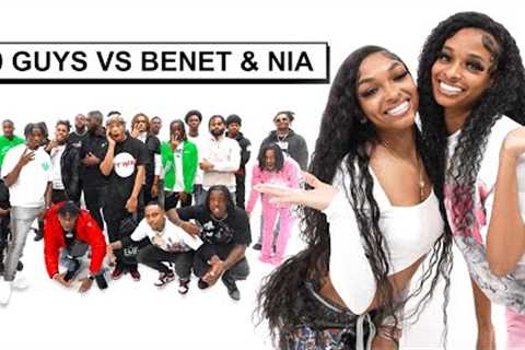 20 GUYS VS 2 INFLUENCERS: BENET NICOLE &amp; THEREALNIA