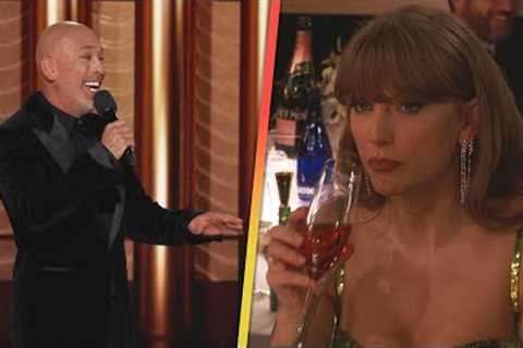Taylor Swift UNAMUSED by Jo Koy's Golden Globes Joke About Her