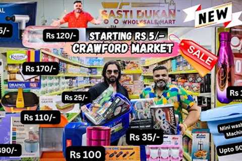 Crawford Market 2024 | Sasti Dukan | Biggest Wholesale &amp; Retail Market | Shopping with Price
