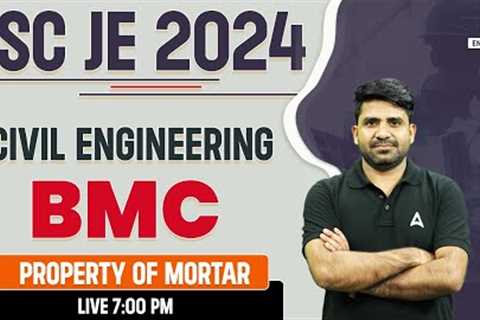 SSC JE 2024 | Property of Mortar | SSC JE Civil Engineering Classes by Pramod Sir