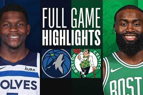 TIMBERWOLVES at CELTICS | FULL GAME HIGHLIGHTS | January 10, 2024