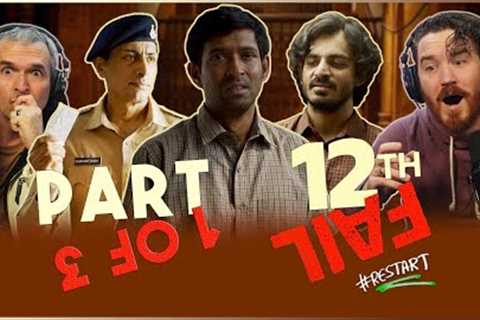 12th Fail MOVIE REACTION PART 1/3!! | Vikrant Massey