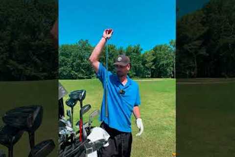 Playing from the tips #golf