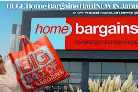 HUGE Home Bargains Haul|NEW IN January