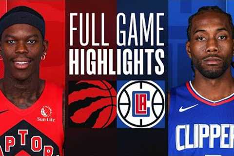 RAPTORS at CLIPPERS | FULL GAME HIGHLIGHTS | January 10, 2024