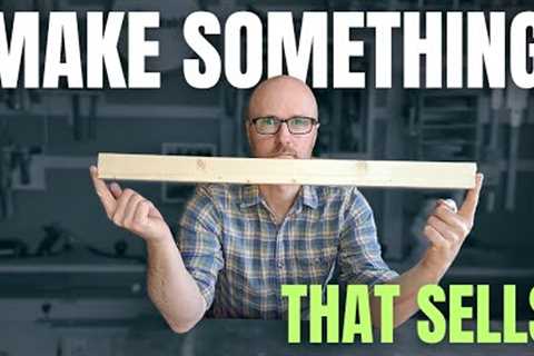 Beginner Woodworking Project that Sells | ONE BOARD BUILD