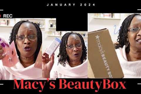 Versace Purple and Belief Aqua Bomb! YES! Macy's Beauty Box January 2024 #macysbeautybox #macys