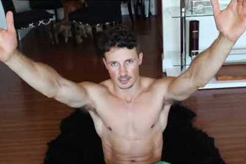 Jake Mast P90X Ab Ripper X Workout (Enable Closed Captions for Rep Counter! 💪)