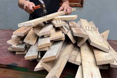 DIY: Building a Smart TV Shelf with Reclaimed Pallet Wood | Creative Repurposing Project