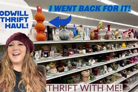 I WENT BACK FOR IT! Goodwill Thrift Haul | Thrift With Me | Trying A New Goodwill Location!