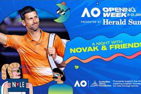 LIVE | Novak Djokovic Charity Event in Rod Laver Arena | Australian Open 2024