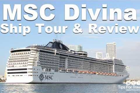 MSC Divina Ship Tour (Sailing Caribbean cruises out of Port Miami)