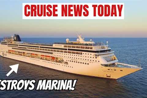 Cruise Ships Breaks Free and Sinks Boats. Icon of the Seas Arrives Miami