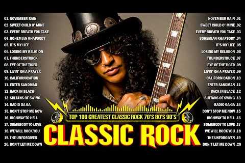 Nirvana, Led Zeppelin, Bon Jovi, Aerosmith, U2, ACDC   Classic Rock Songs 70s 80s 90s Full Album