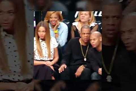 Beyonce &amp; Jay-Z watching LeBron 😁 #shorts