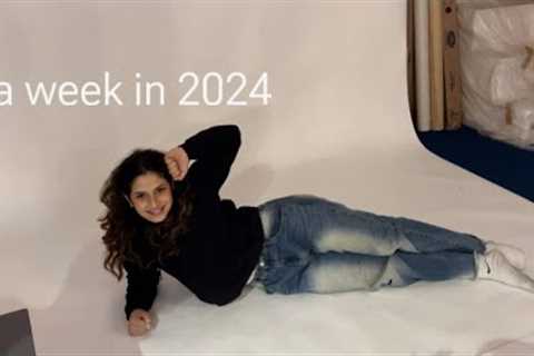 my first week of 2024 (shoots, shopping &amp; new hobbies)