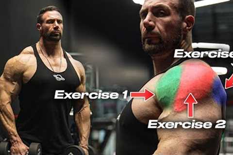 BEST 4 exercises for HUGE shoulders (IT’S SIMPLE!)