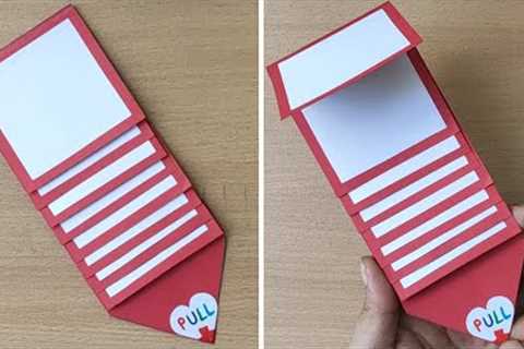 DIY - Water Fall Card For Multiple Messages | Rainbow Water Fall Greeting Card | Handmade card idea