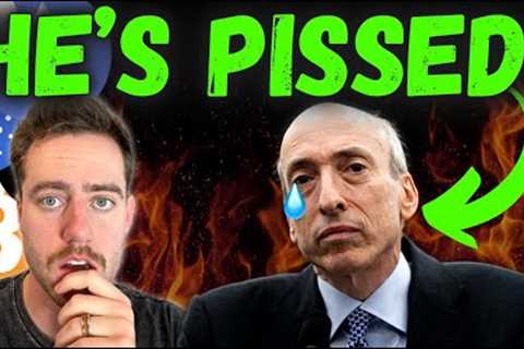 GARY GENSLER GIVES THOUGHTS ON BITCOIN ETF! HE IS PISSED AS H3LL AS BLACKROCK ETF GETS APPROVED!