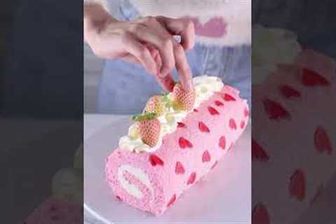 Making Pink Desserts 💖 #barbie #baking #shorts