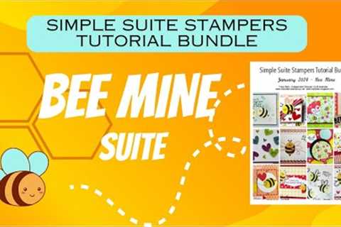 Let's Create a Bee Mine Gift Card Holder - Simple Suite Stampers Tutorial Bundle.