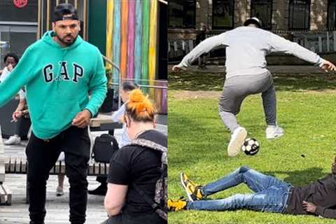 Fake disable man prank | football prank | shoe swapping | joker pranks latest 2023