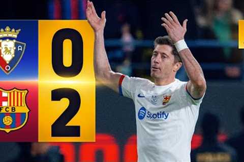 HIGHLIGHTS I OSASUNA 0 vs 2 FC BARCELONA | SPANISH SUPERCUP 🔵🔴