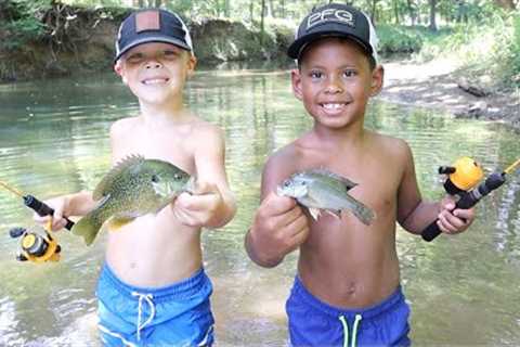 Micro Fishing Challenge at the Creek!