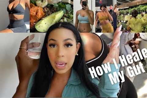 HOW I HEALED MY GUT | bloating, IBS, digestion issues &amp; how healing your gut will *GLOW* you up
