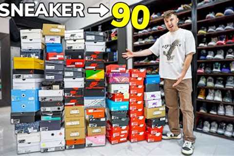 Trading 1 Sneaker For 90 Sneakers... (Biggest Trade Ever)