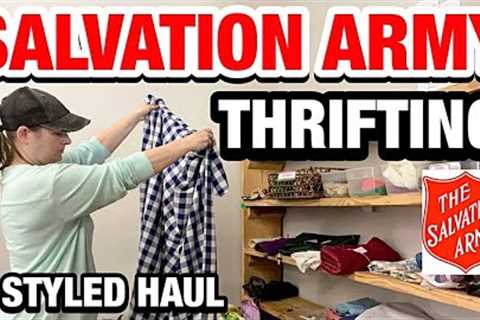 I ALWAYS CATCH FLAK ABOUT THIS! THRIFTING/THRIFT WITH ME IN SALVATION ARMY + STYLING MY THRIFT HAUL