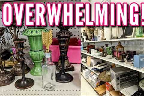 IS THRIFTING OVERWHELMING? | GOODWILL THRIFT WITH ME &amp; INTENTIONAL HAUL | NEW 2024!