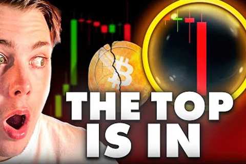 The Bitcoin Top Is In.. (Do This Now)