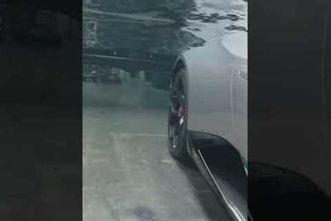 Supercar in flood