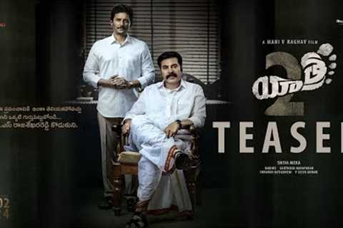 Yatra2 Teaser | Mammootty | Jiiva | Mahi V Raghav | Shiva Meka | In Cinemas from Feb 8th