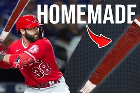 Can An MLB Player Get A Hit With A Homemade Bat?