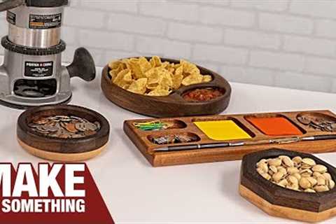 4 Woodworking Projects You Can Make with a Router Bowl Bit