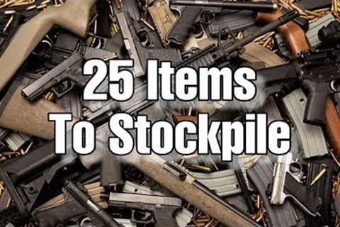 25 Survival Items Every Prepper Should Stockpile (Emergency Food Supply)