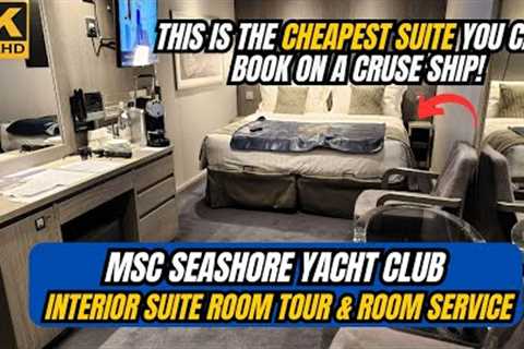 MSC SEASHORE YACHT CLUB INTERIOR SUITE TOUR | THIS IS THE CHEAPEST SUITE ON A CRUISE SHIP!